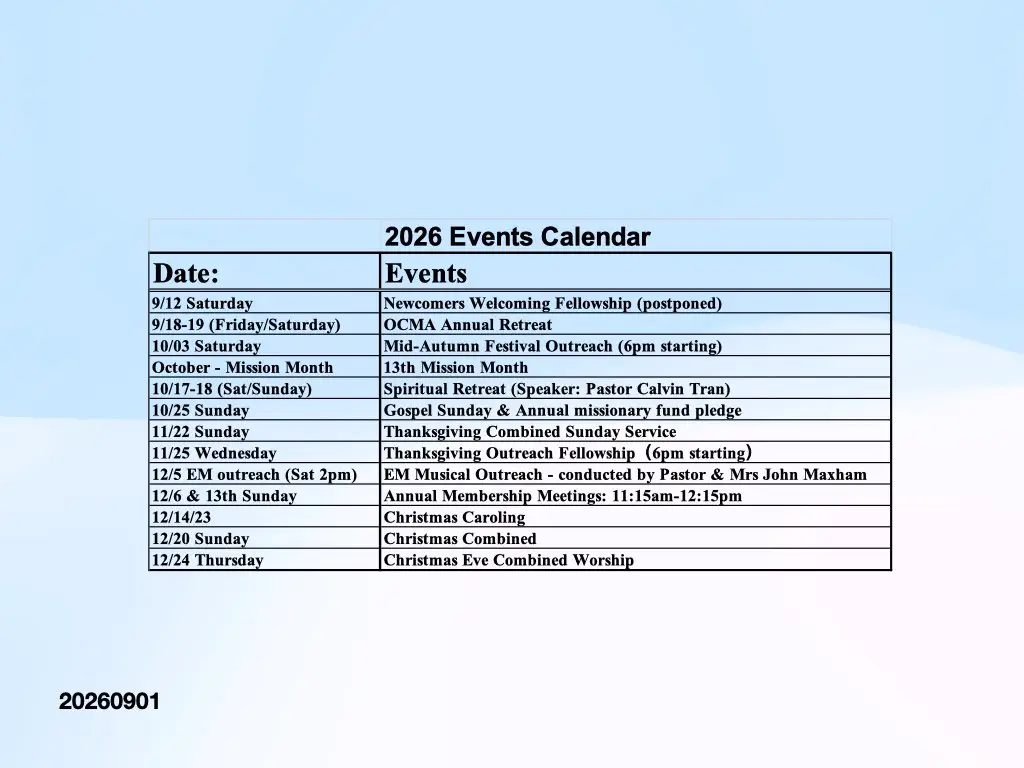 2026 4thQ Event Calendar rev2.001